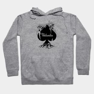 Tikilandia Playing Cards Ace of Spades 1 Hoodie